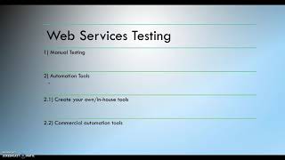 SOA Presentation on Testing Services