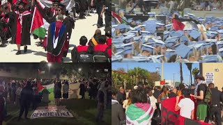 College graduations disrupted by protests