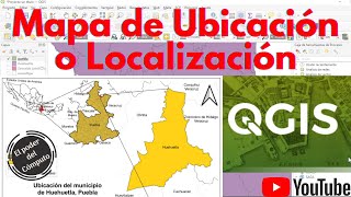 Como hacer un mapa de Localización en QGIS || SIG Libre 2023