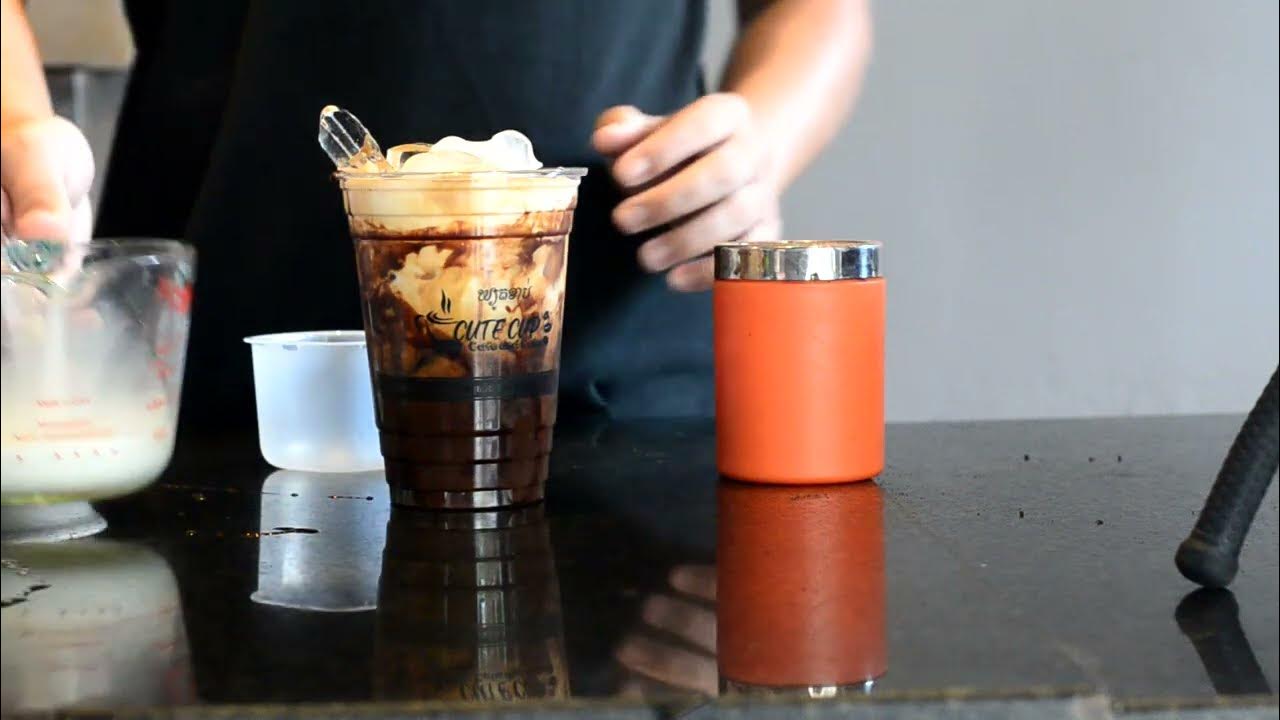 how to make iced mocha style europe cutecup coffee By CuteCup Coffee