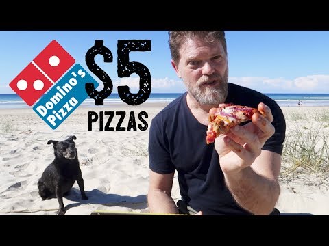 NEW DOMINO'S $5 PORK SAUSAGE PIZZAS FOOD REVIEW – Greg's Kitchen – Fast Food Friday Food Reviews