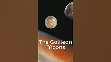 Exploring The Galilean Moons: Io, Europa, Ganymede, Callisto #shorts