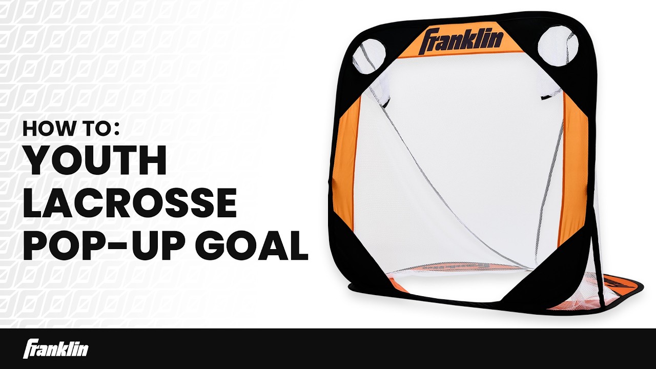 How To Assemble: Youth Lacrosse Pop-Up Goal - YouTube