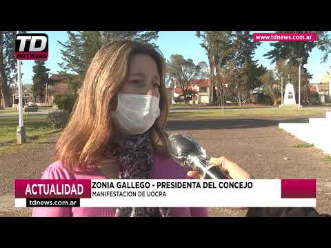 ZONIA GALLEGO   MANIFESTACION DE UOCRA 28 08 20