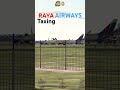 Raya Airways Taxing at Bali Ngurah Rai Airport