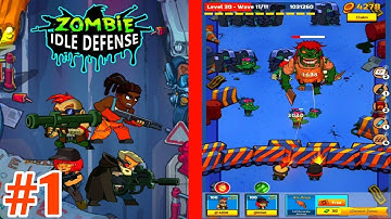 Zombie Idle Defense! MAX LEVEL WEAPON & HEROES EVOLUTION New York City Cleared Mobile Gameplay