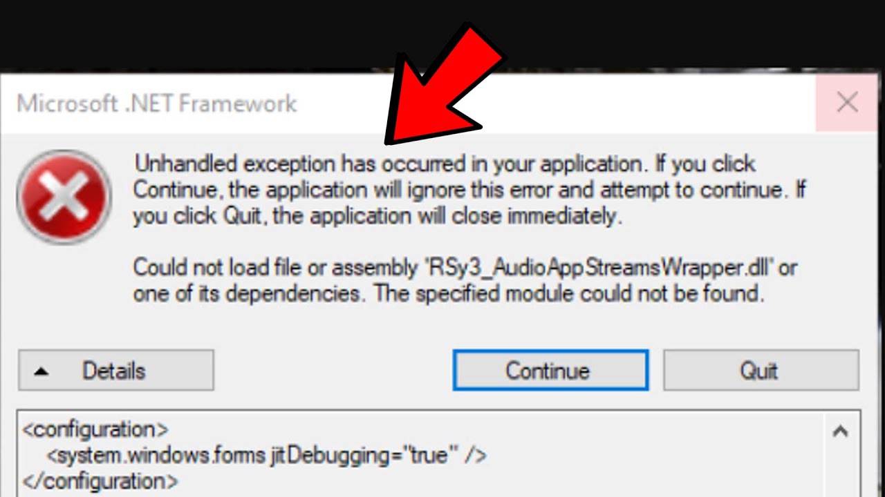 Rsy3 audioappstreamswrapper dll. Could not load. Could not load file or Assembly 'USBIO Version=1.0.3.4.