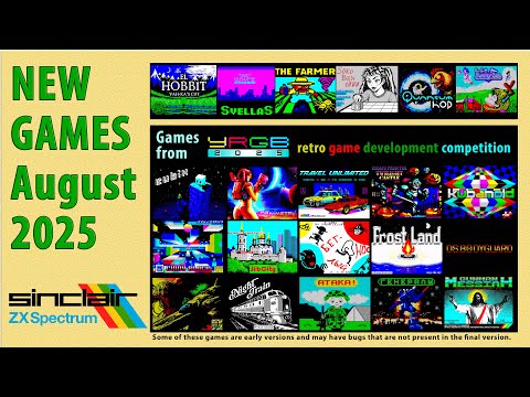 New ZX Spectrum games from August 2025 - YouTube