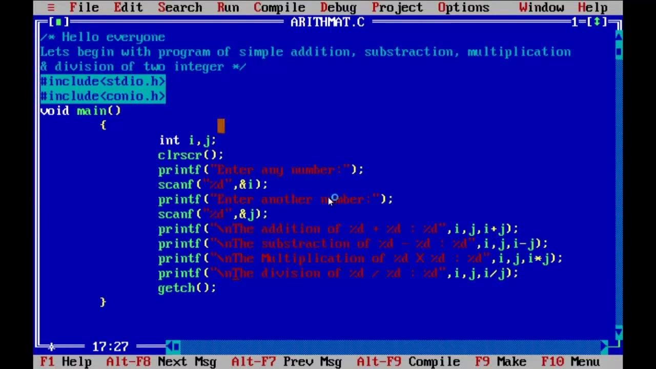 C Program Tutorial Create Program in Addition%2C Subtraction%2C ...