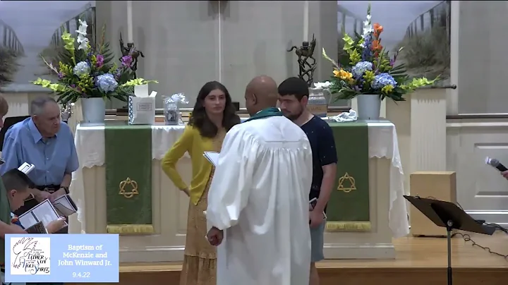 Baptism of McKenzie and John Winward Jr. - Septemb...