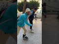 كانت اول مره ليهم بالاسكيت علي الاسفلت 