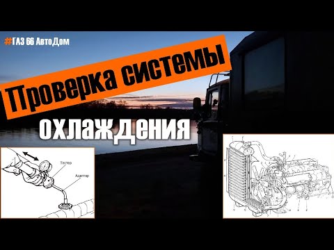 Проверка герметичности системы охлаждения двигателя ГАЗ 53, ГАЗ 66. Пробный выезд. ч. 3