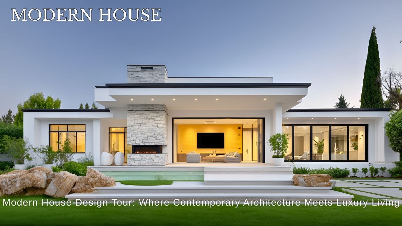 Вдохновение для создания роскошного современного дома | Захватывающий дух современный дом мечты