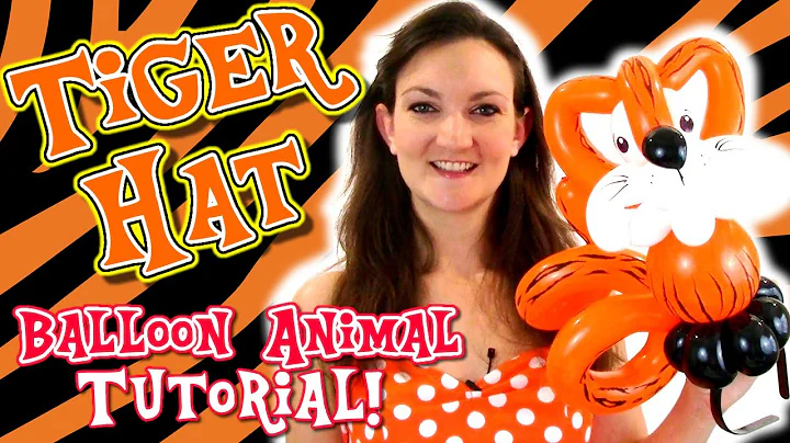 TIGER HAT Balloon Animal Tutorial - Learn Balloon Animals with Holly!