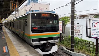 【昔ながらの案内板】E231系S-11編成+E233系　普通 前橋行き　北本駅到着