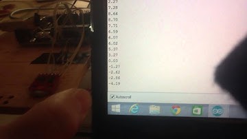 6DOF DIGITAL IMU testing Arduino