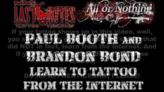 Brandon Bond and Paul Booth learn to tattoo