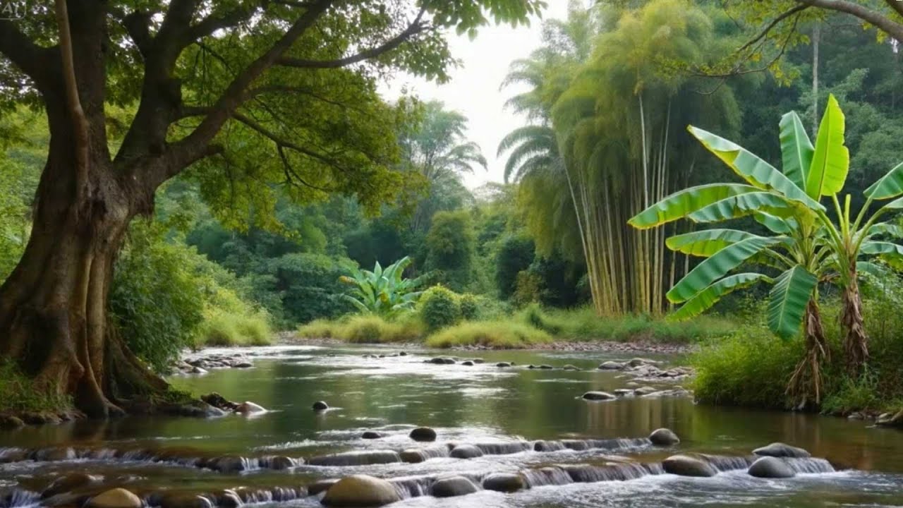 Where the River Breathes | Calm Tropical Nature Soundscape from Indonesia| Relaxing Nature Video
