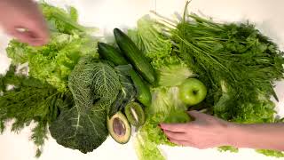 People taking green vegetables and fruits copyright free fruits and vegetables video
