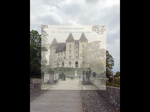 Château de Pau en 1900 (france)