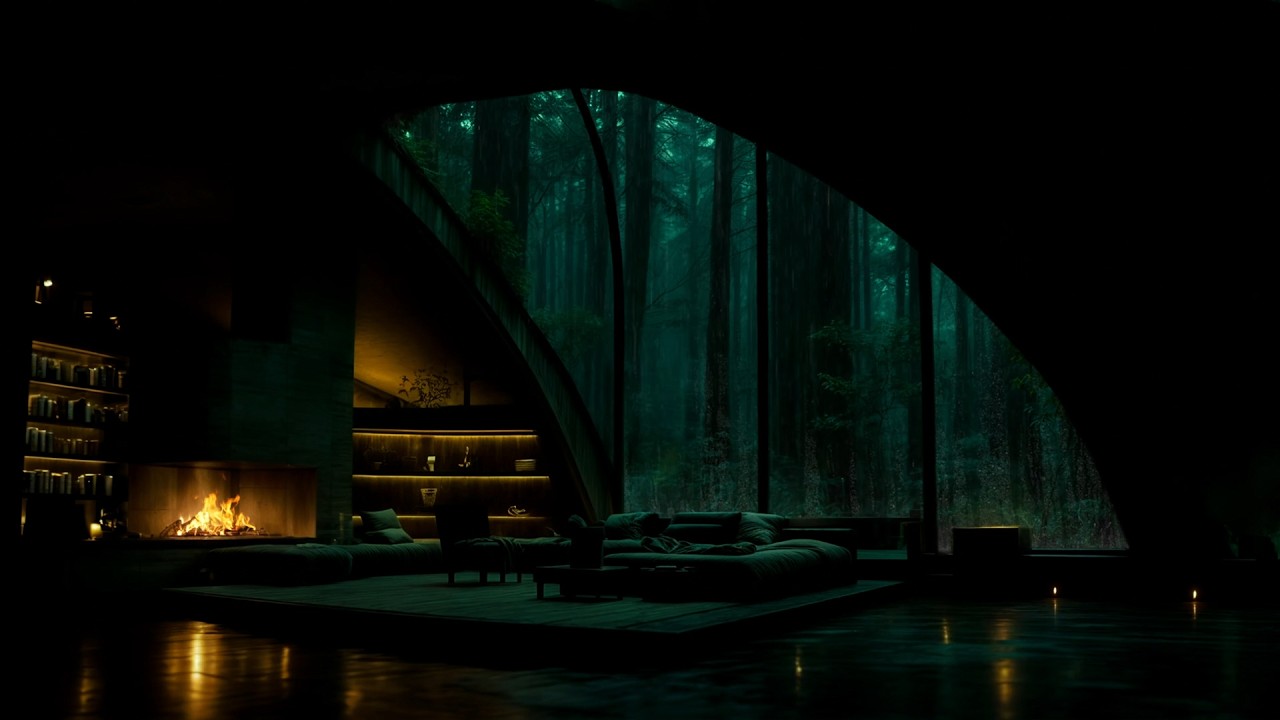 (NO ADS) In 5 Minutes You’ll Sleep Deeply 😴🌲 Gentle Night Rain • Stress & Overthinking Relief