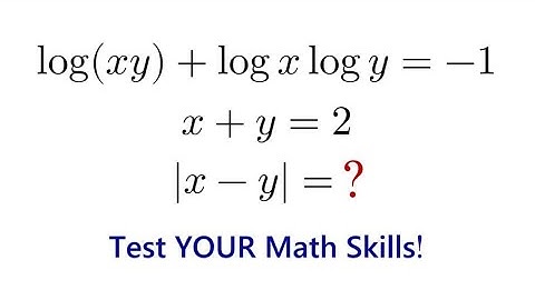 This Log Equation Stumped Everyone! Can You Solve It?