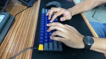 Tada68 with Kailh Box Jade Switch + Domikey Atlantis SA Keycaps Typing Sound Test