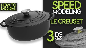 3DS MAX Modeling | Signature Cast Iron Round Casserole by Le Creuset