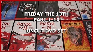 Friday the 13th シリーズ DVD 10本セット FRIDAY THE 13TH 10 MOVIE COLLECTION DVD 10 DISC SET REGION 1