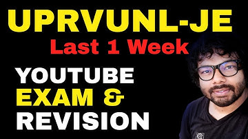 UPRVUNL -JE II Last one week II YouTube exam and revision ? 👍👍💪💪👌👌