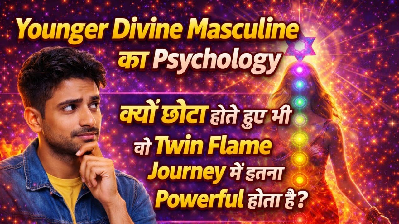 Younger Divine Masculine 😍❤️💯…क्यों वो छोटा होते हुए भी Twin Flame Journey में Powerful होता है?🔥💜