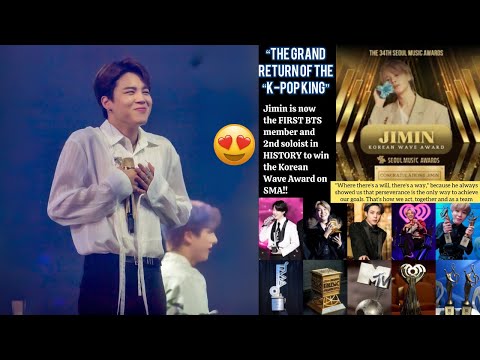 🏆 Jimin BTS Wins BIG at SMA 2025 | 50 Months Brand King & K-Wave Legend