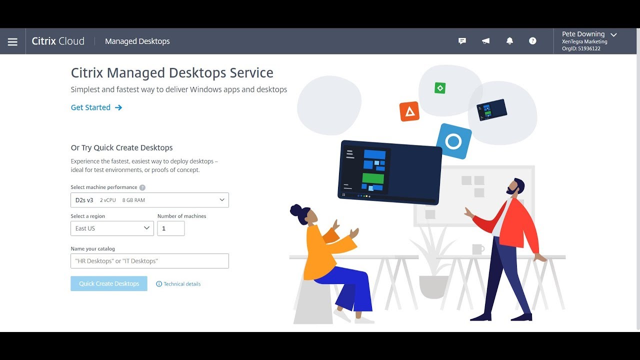 Citrix Managed Desktops Part 2 - Launching Desktops - YouTube