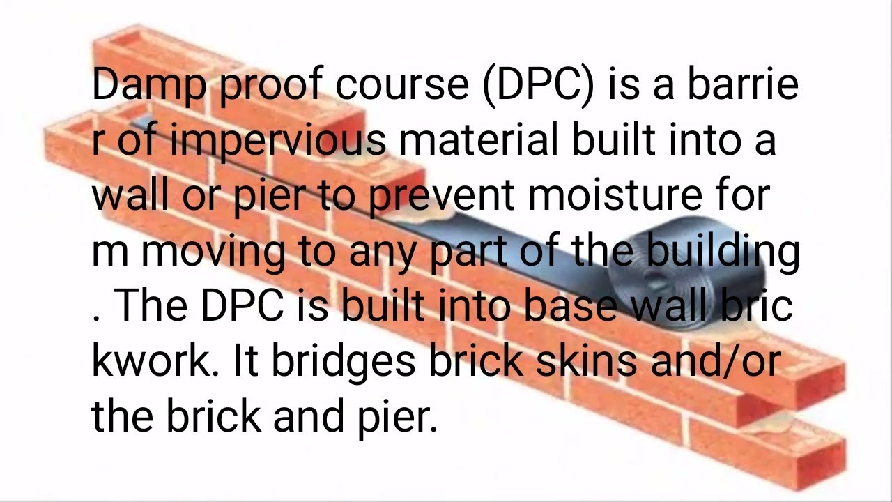 DPC | Damp proof course - YouTube