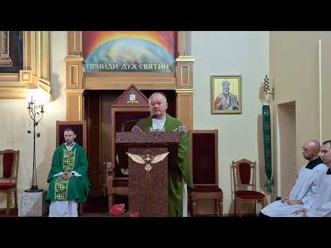 Прев’ю запису: Проповідь Єпископа Яна Собіло на Святій Месі  19.07.2024.