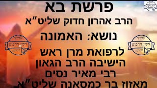 הרב אהרון חדוק שליט״א  פרשת בא