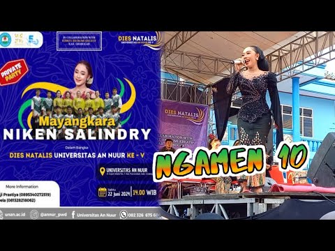 NGAMEN 10 - Mayangkara NIKEN SALINDRY _ full Rame Penonton !!!!