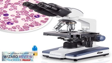 AmScope B120C Siedentopf Binocular Compound Microscope 40X-2500X Magnification Brightfield Review