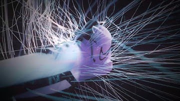 Vellum Strings attached to vellum tetra hedral