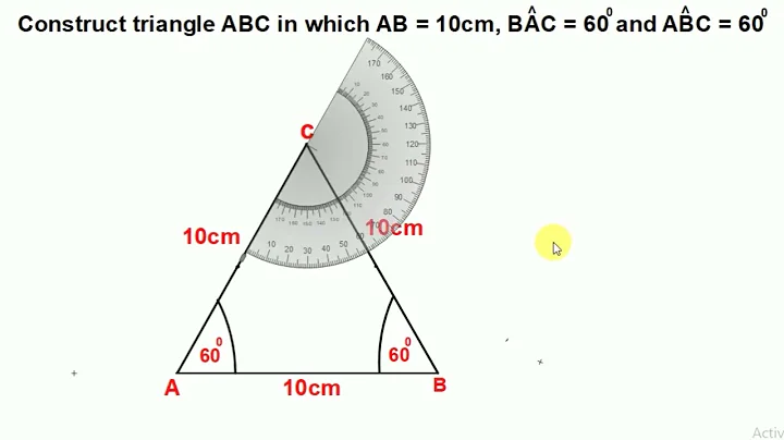 Construction and Loci. Using Side, Angle, Angle to construct an equilateral triangle