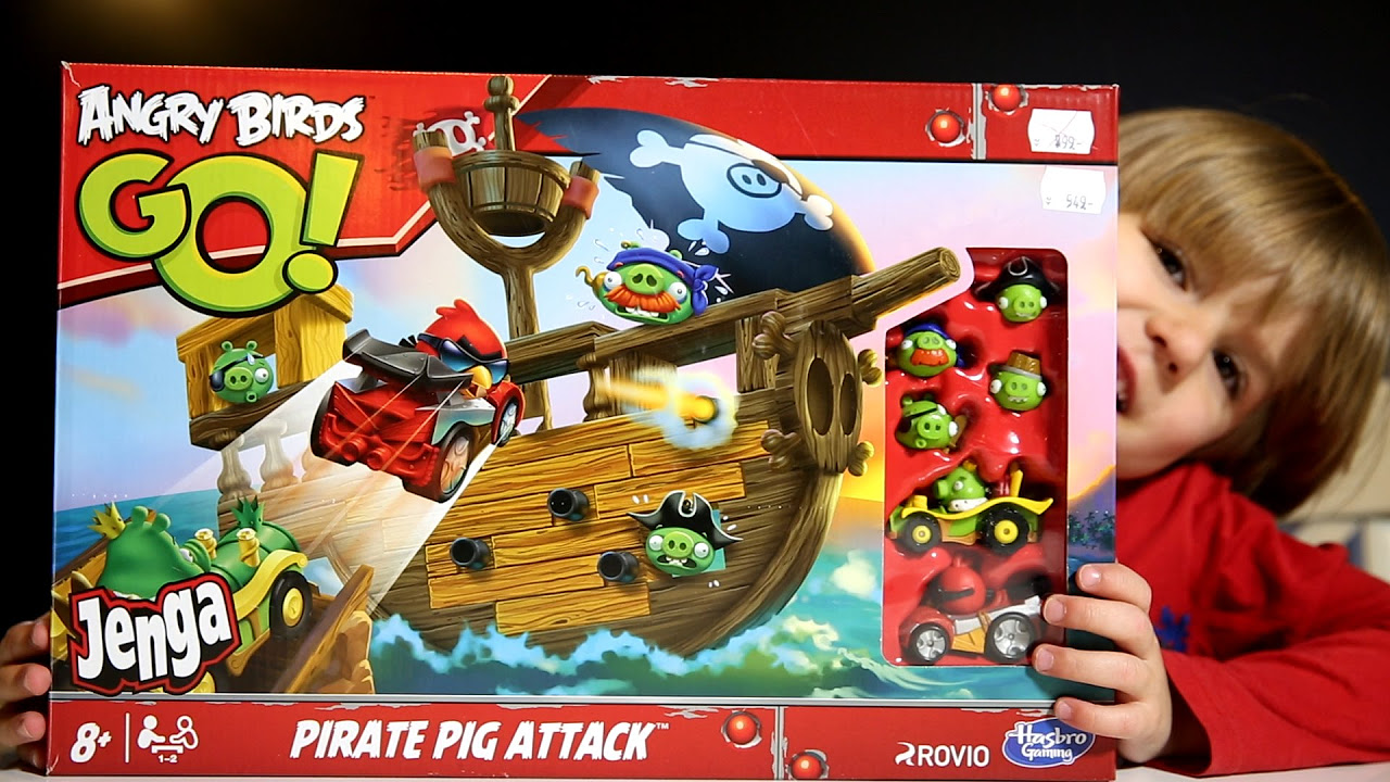 Angry Birds GO! Jenga: Pirate Pig Attack​​​ - YouTube