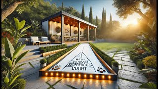 🎳 GoSports Shuffleboard and Curling 2 in 1 Board Games | Best Outdoor Shuffleboard Court 🎳