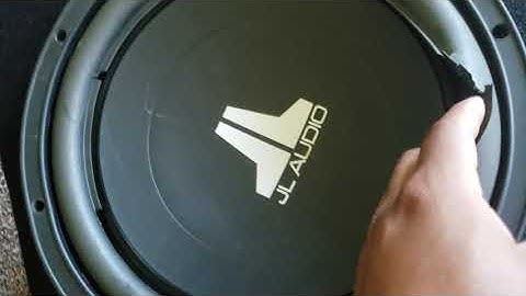 Repair jl subwoofer