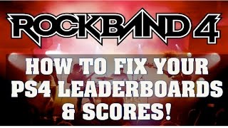 Rock Band 4  How to Fix Your PS4 Leaderboards & Scores screenshot 5
