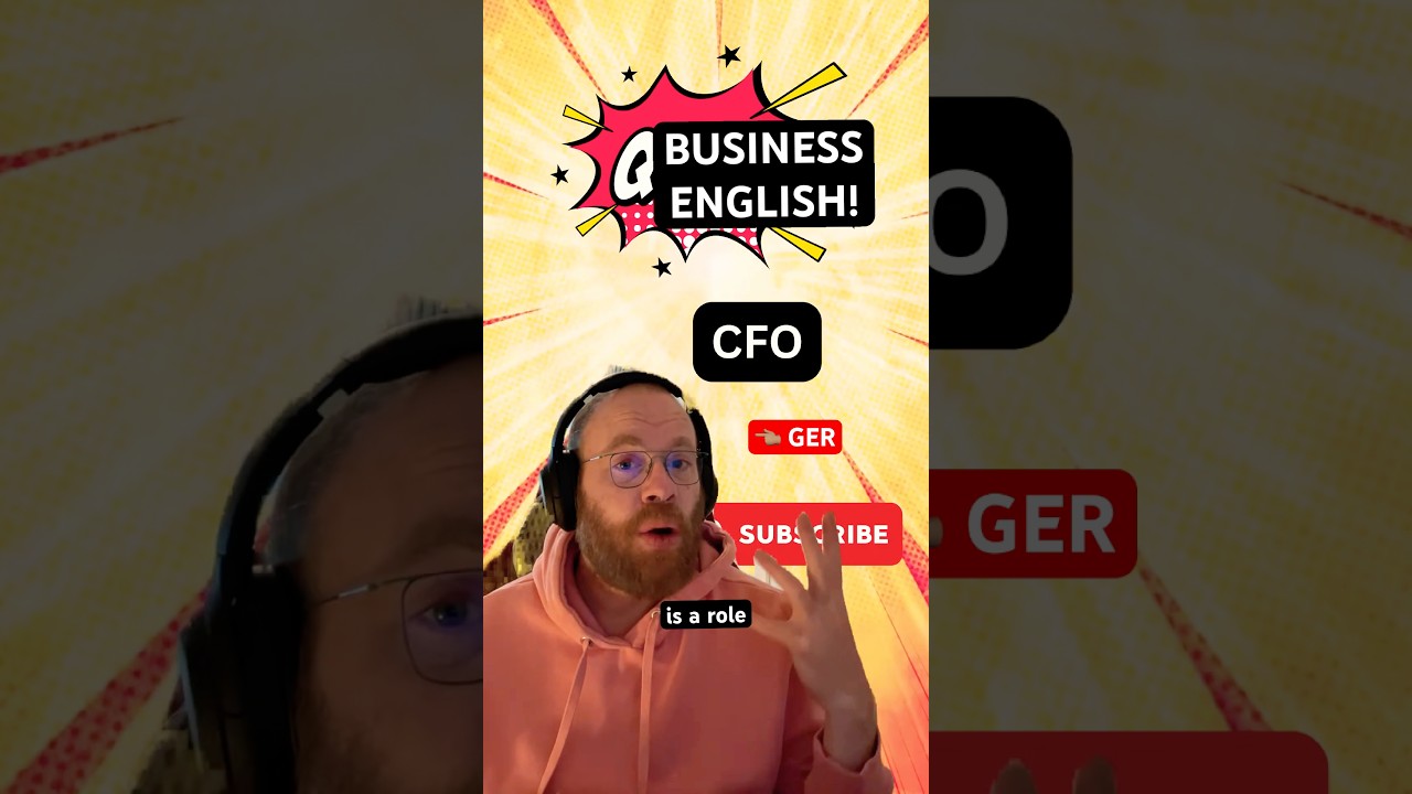 Что означает &laquo;CFO&raquo;? Деловой английский с пояснениями 💼💰 #Shorts
