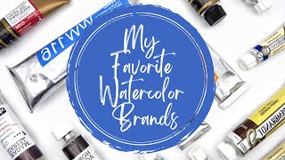 My Top 5 Favorite Watercolor Brands - Which Are Your Favorite?
