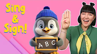 ABC Song | Learn the Alphabet for Kids | Nursery Rhymes & Sign Language