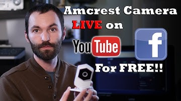 How to Live Stream an Amcrest IP Camera to Youtube or Facebook for Free using Castr.io