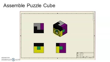 PLTW Puzzle Cube Start Assemble Onshape