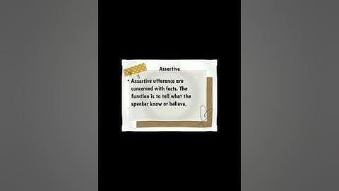 Semantic, Speech Acts ( Assertive, Performative, Verdictive, Expressive, )By Bahria D18020045